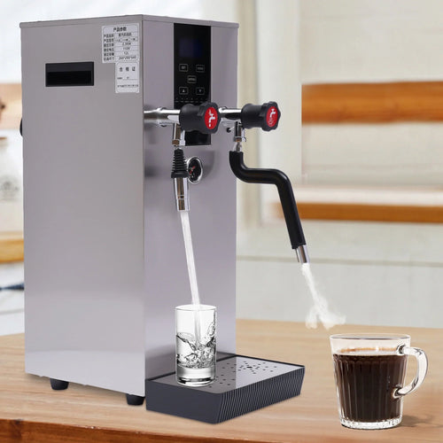 12L 4 in 1 Stainless Steel Espresso Coffee Milk Foam Maker 2500W J88841