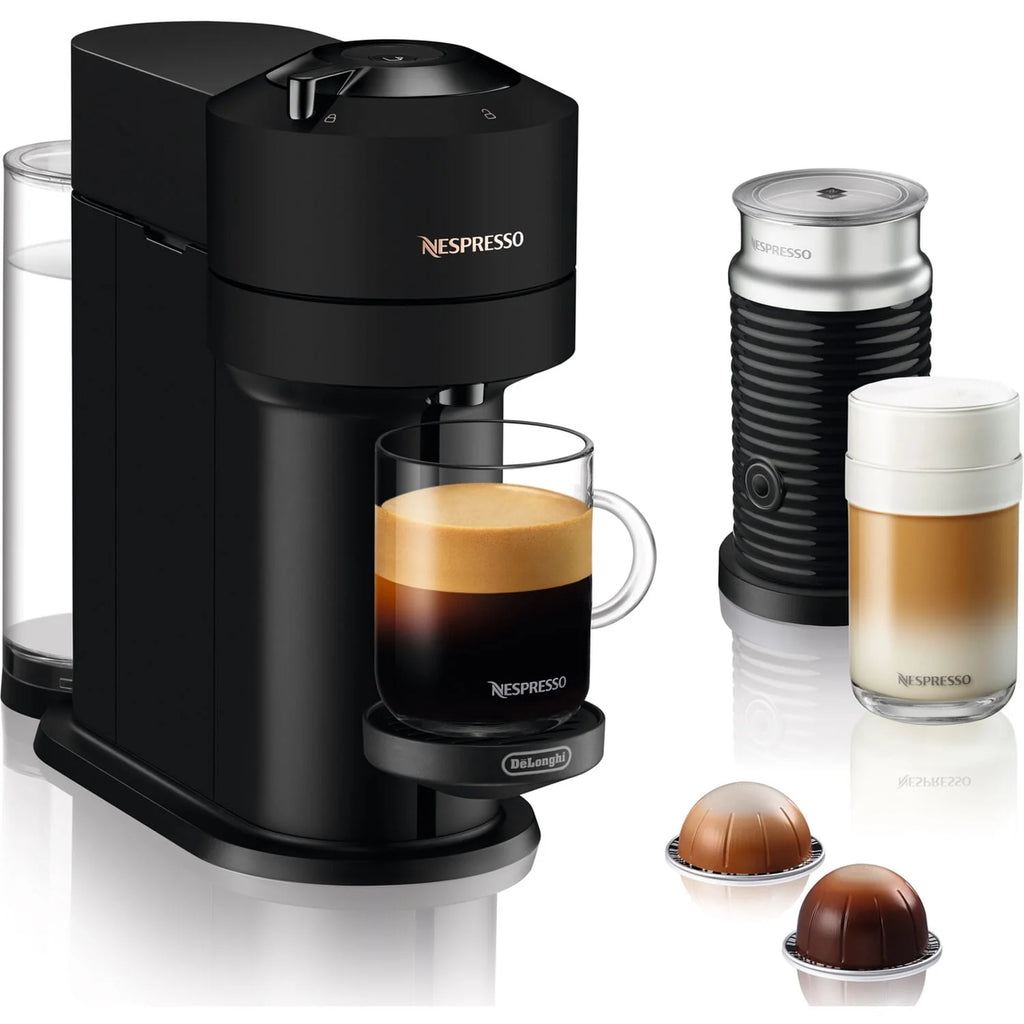 Black Coffee and Espresso Maker with Milk Frother W994677