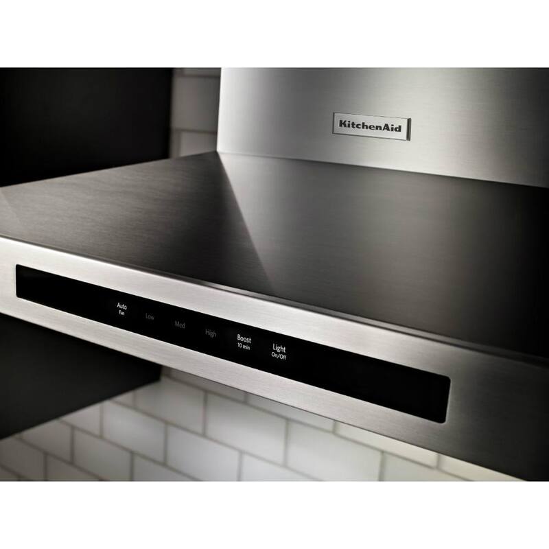 36 in. Wall Mount Convertible Range Hood in Stainless Steel D42958