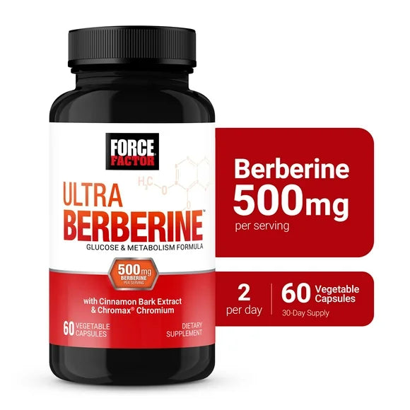 Berberine Dietary Supplement 60 Vegetable Capsules S58027