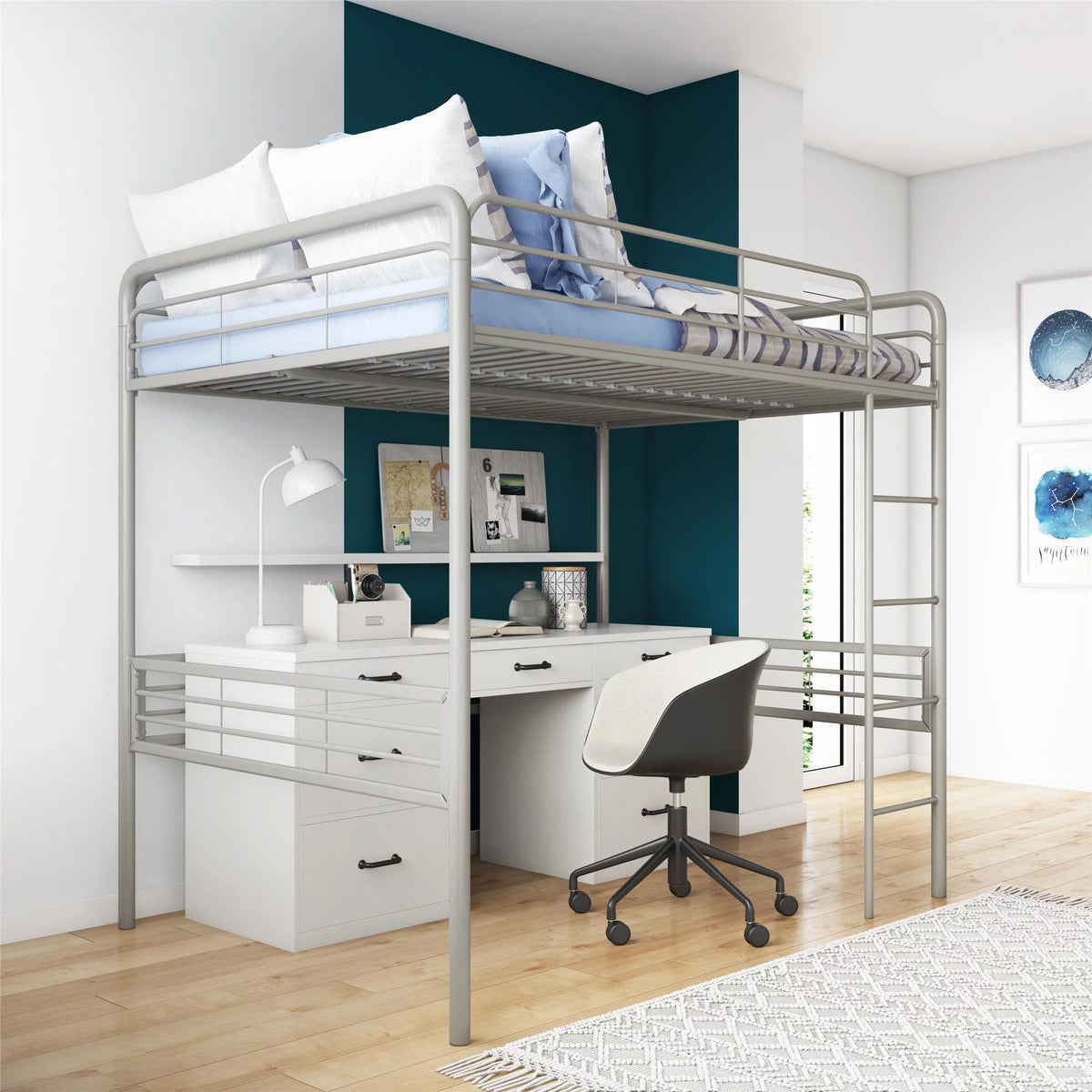 Full Metal Loft Bed Z459452