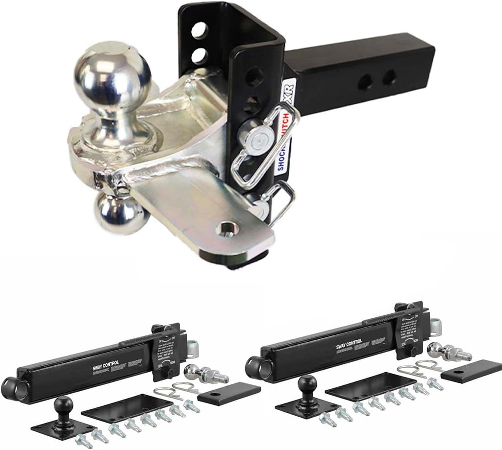 Adjustable Hitch Combo Ball & Sway Control Towing Kit G94222