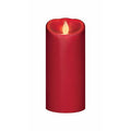 4 Piece Unscented Pillar Candle Set, Red L472893