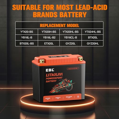 12V 18Ah Lithium Motorcycle Battery with BMS I706