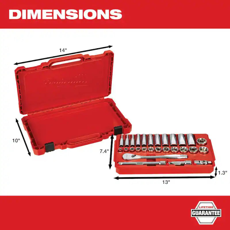 SAE/Metric Ratchet and Socket Mechanics Tool Set 60-Piece N38825