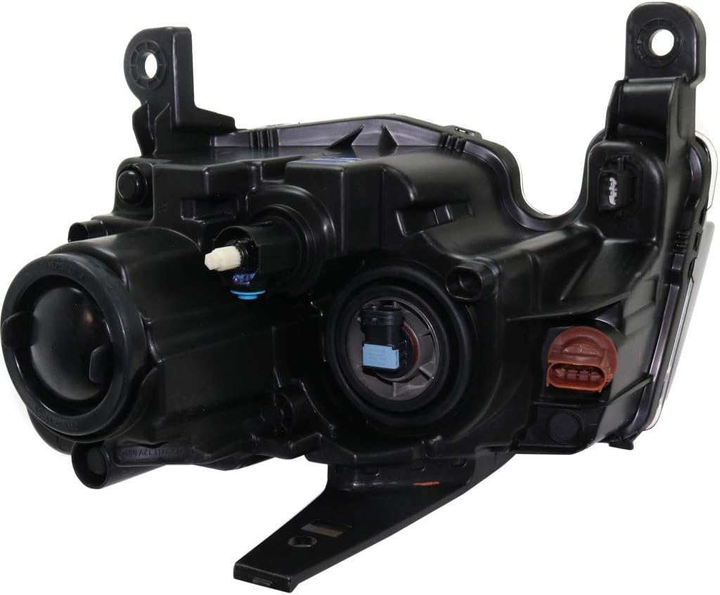 Jeep Grand Cherokee Passenger Side Black Bezel Halogen Headlight Assembly V45479
