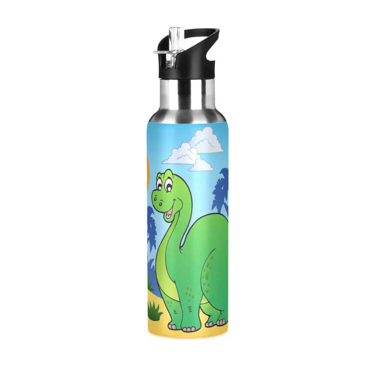 Stainless Steel Vacuum Insulated Water Bottle with Straw Lid 20 OZ I828448