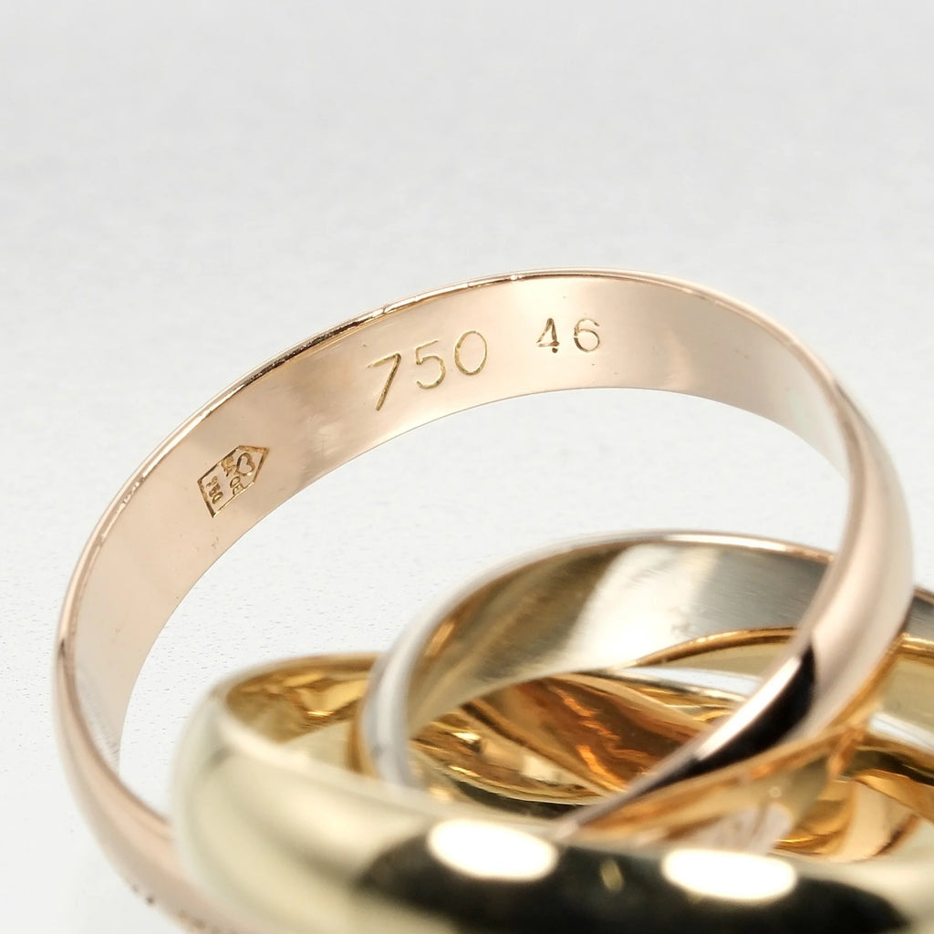 Trinity Ring K18 Gold M726
