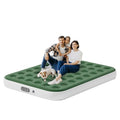 Queen Size Gray Inflatable Air Mattress with Pump M186595
