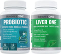 15 Billion Time-Release Probiotic Liver Support with Milk Thistle U821290