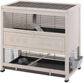 Wooden Rabbit Cage with Two Floors T18328