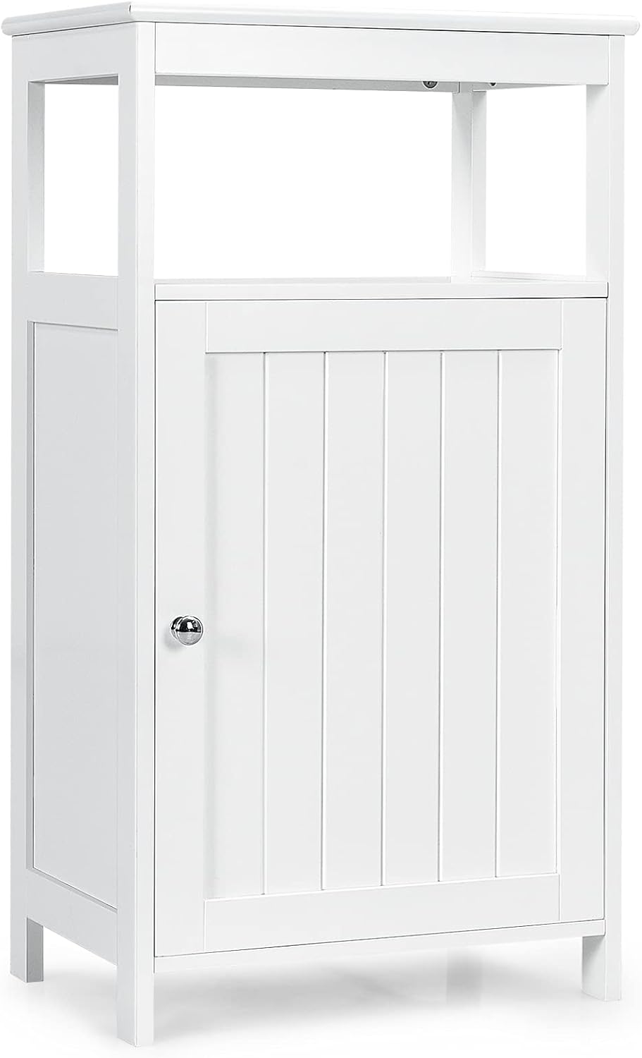 Single Door Floor Cabinet with 3 Adjustable Shelves U561