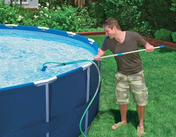 15' x 42 Inflatable Swimming Pool and Maintenance Kit D174