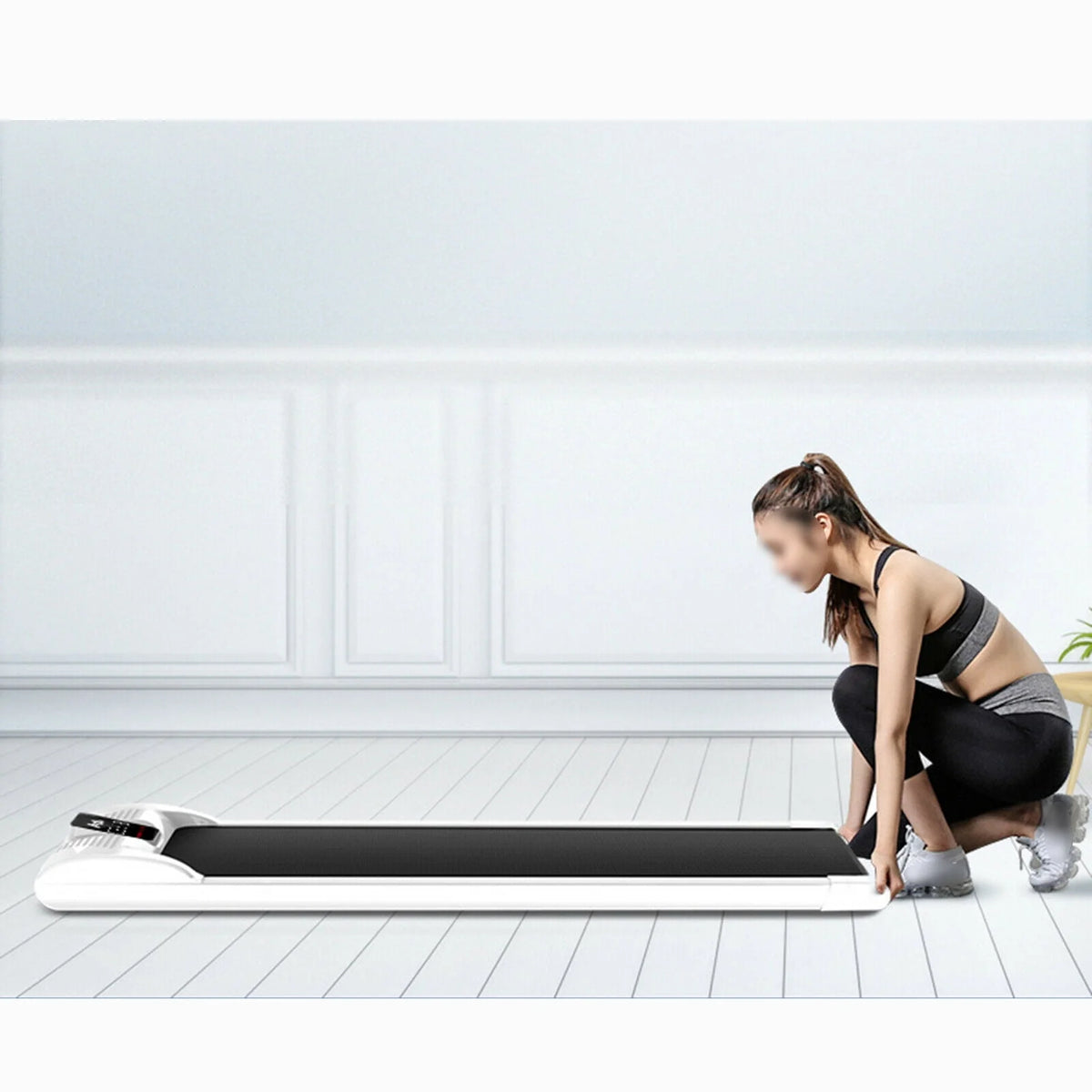 Portable Electric Treadmill Walking Pad with LCD Display U84601