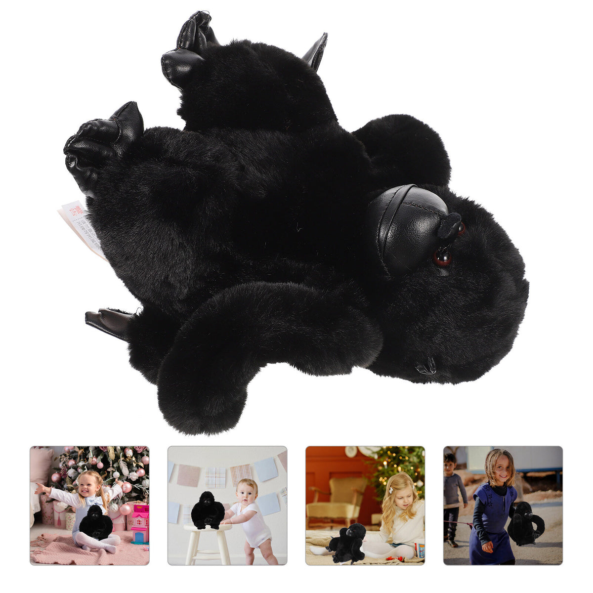 Large Plush Gorilla Stuffed Doll Q870278
