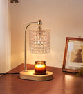 Gold Electric Candle Warmer Lamp with Timer and Dimmer C275674