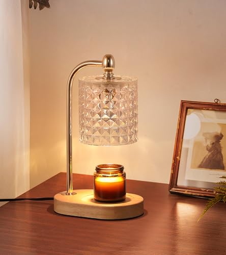 Gold Electric Candle Warmer Lamp with Timer and Dimmer C275674