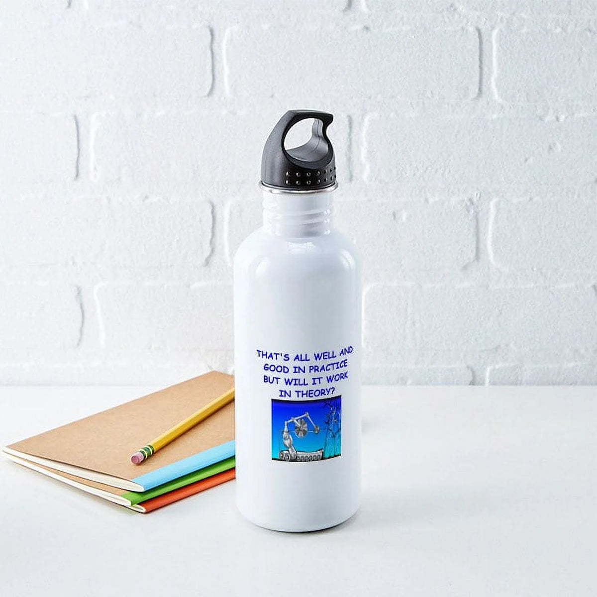 Stainless Steel Water Bottle, 1.0L O60641