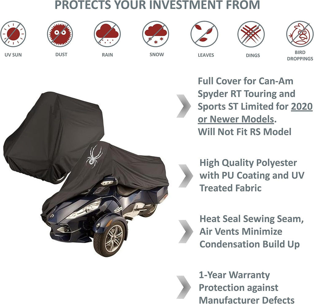 Full Cover for Can-Am Spyder RT Touring Sports ST Limited E366817