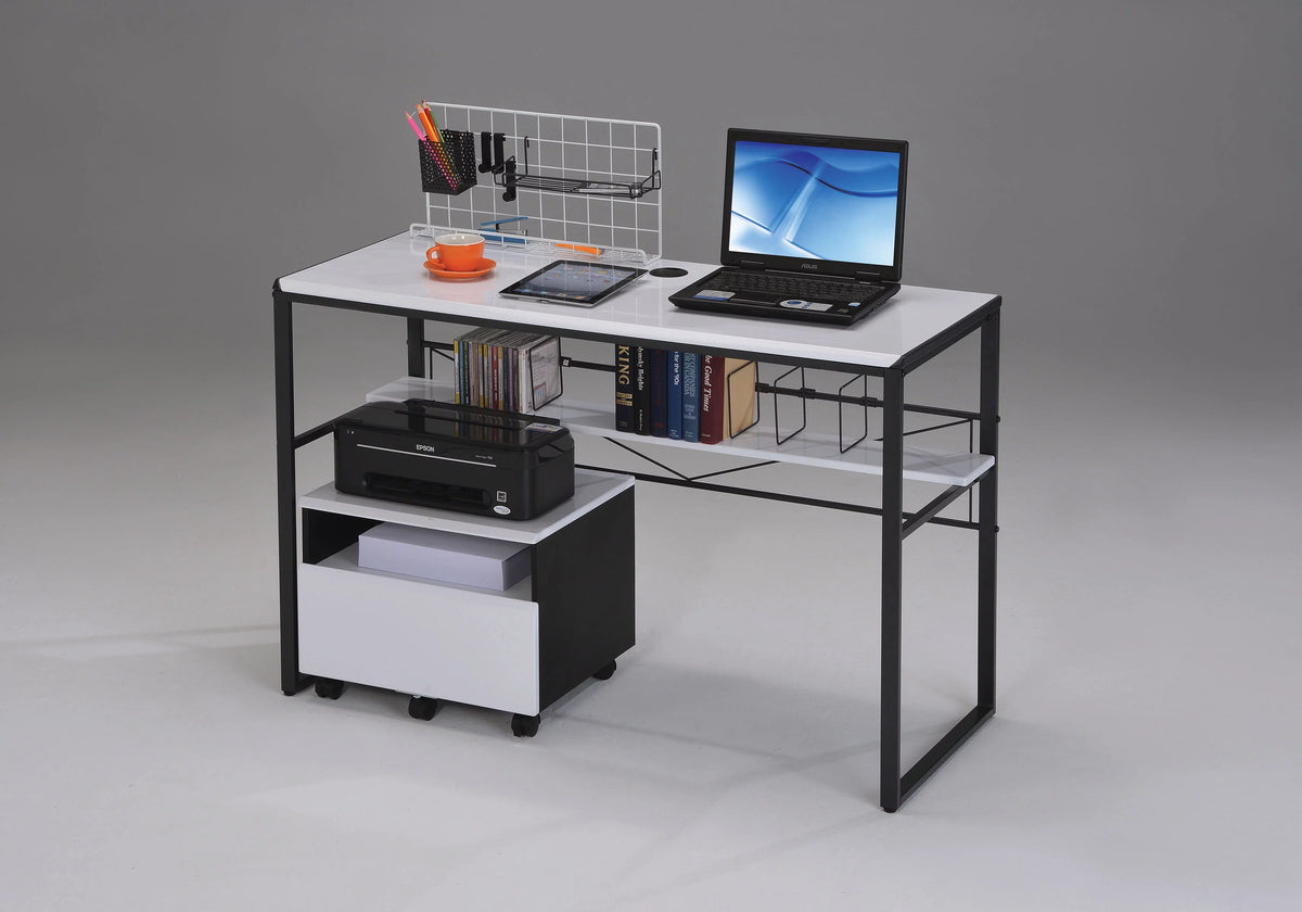 Black and White Computer Desk I100