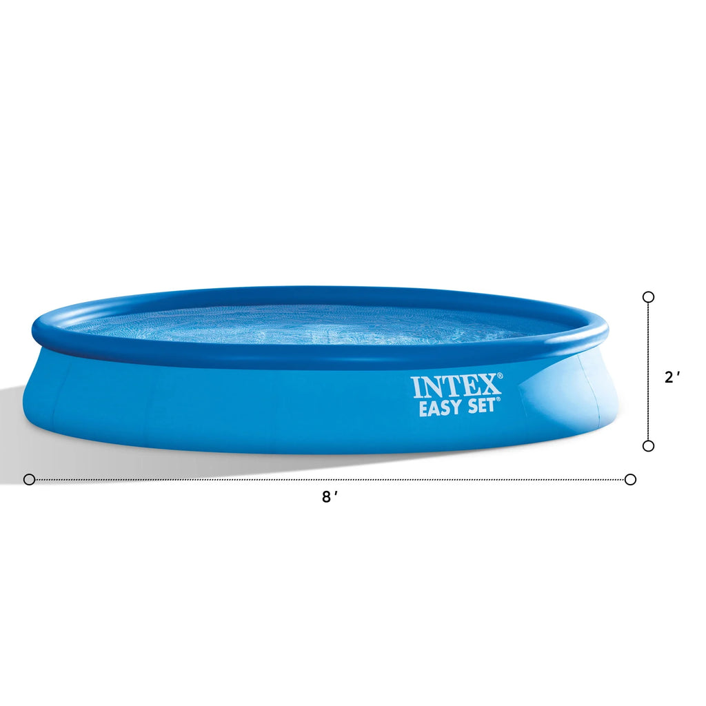 15ft x 33in Inflatable Swimming Pool with Filter Pump P85395