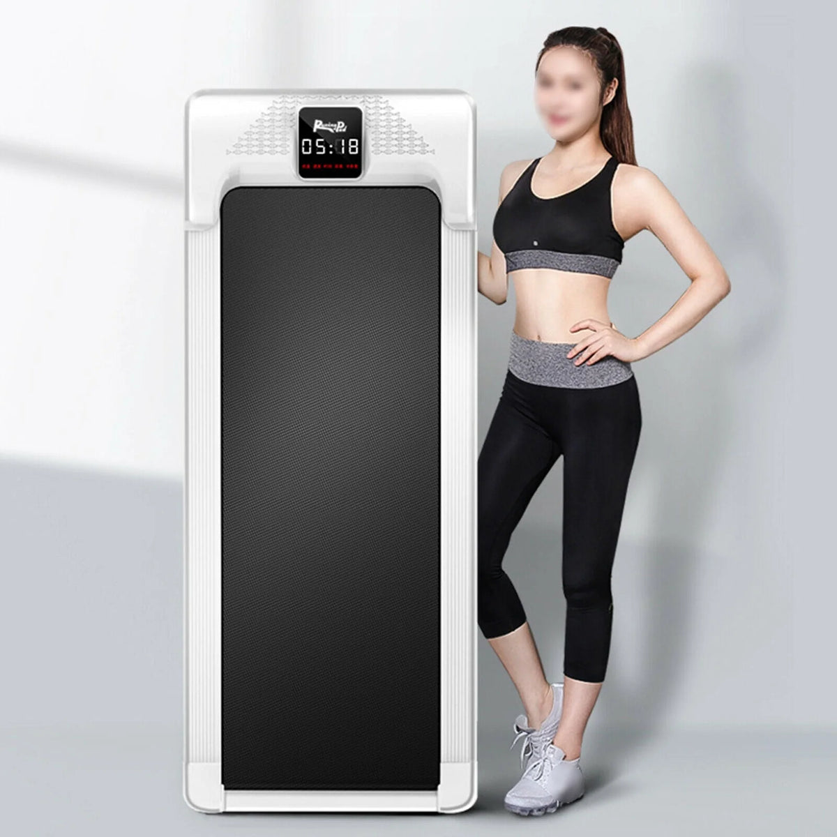 Portable Electric Treadmill Walking Pad with LCD Display U84601