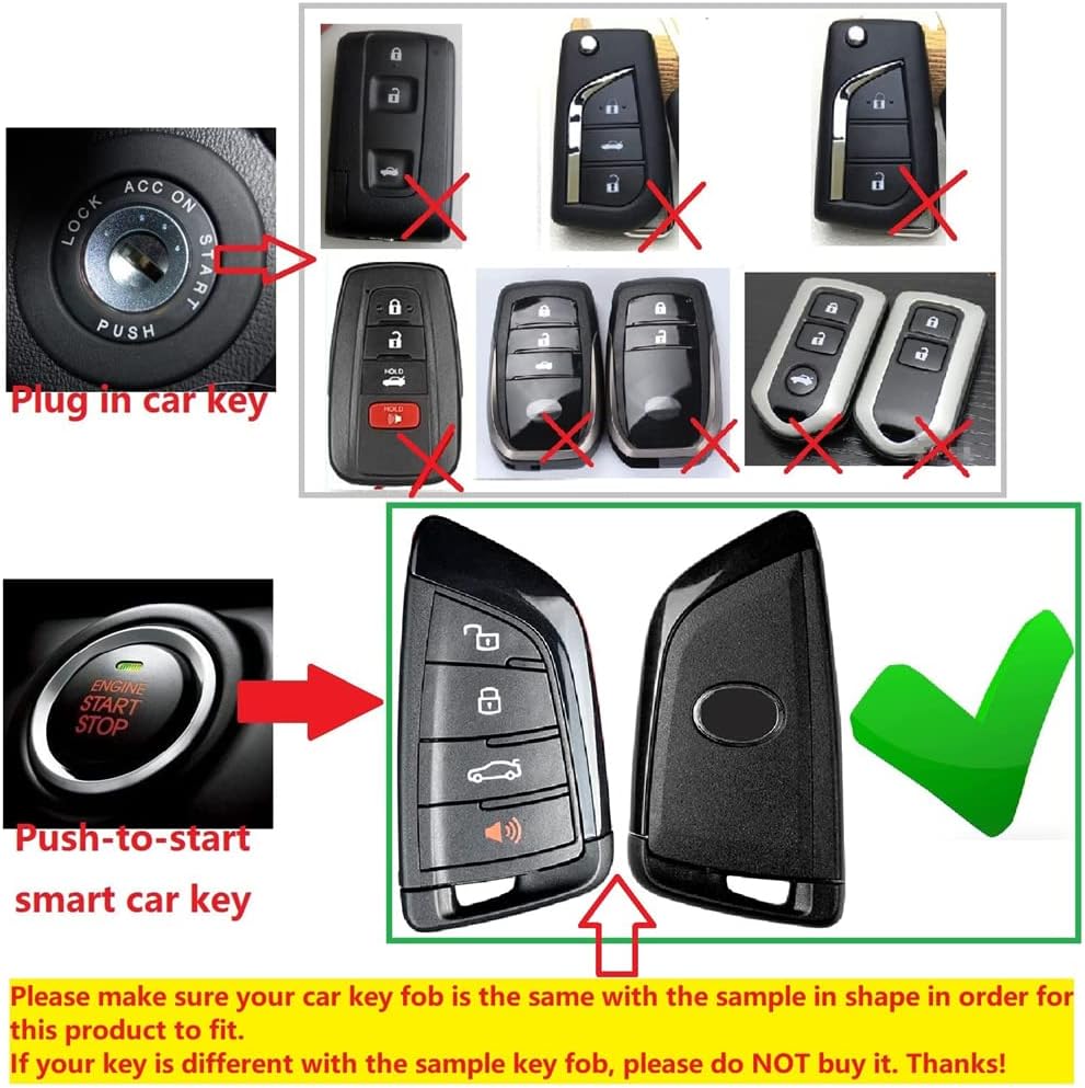 Carbon Fiber Key-Case for Supra Smart Remote Key (RED) Z218