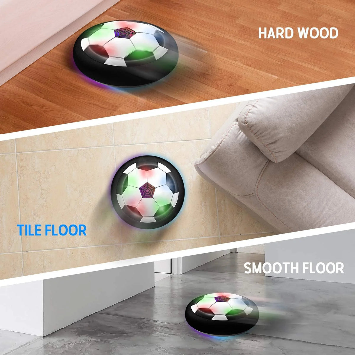 White LED Hover Soccer Ball C731423