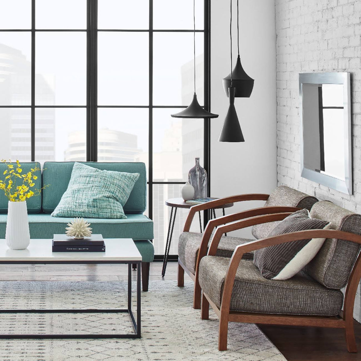 Brown Modern Accent Chair X8848