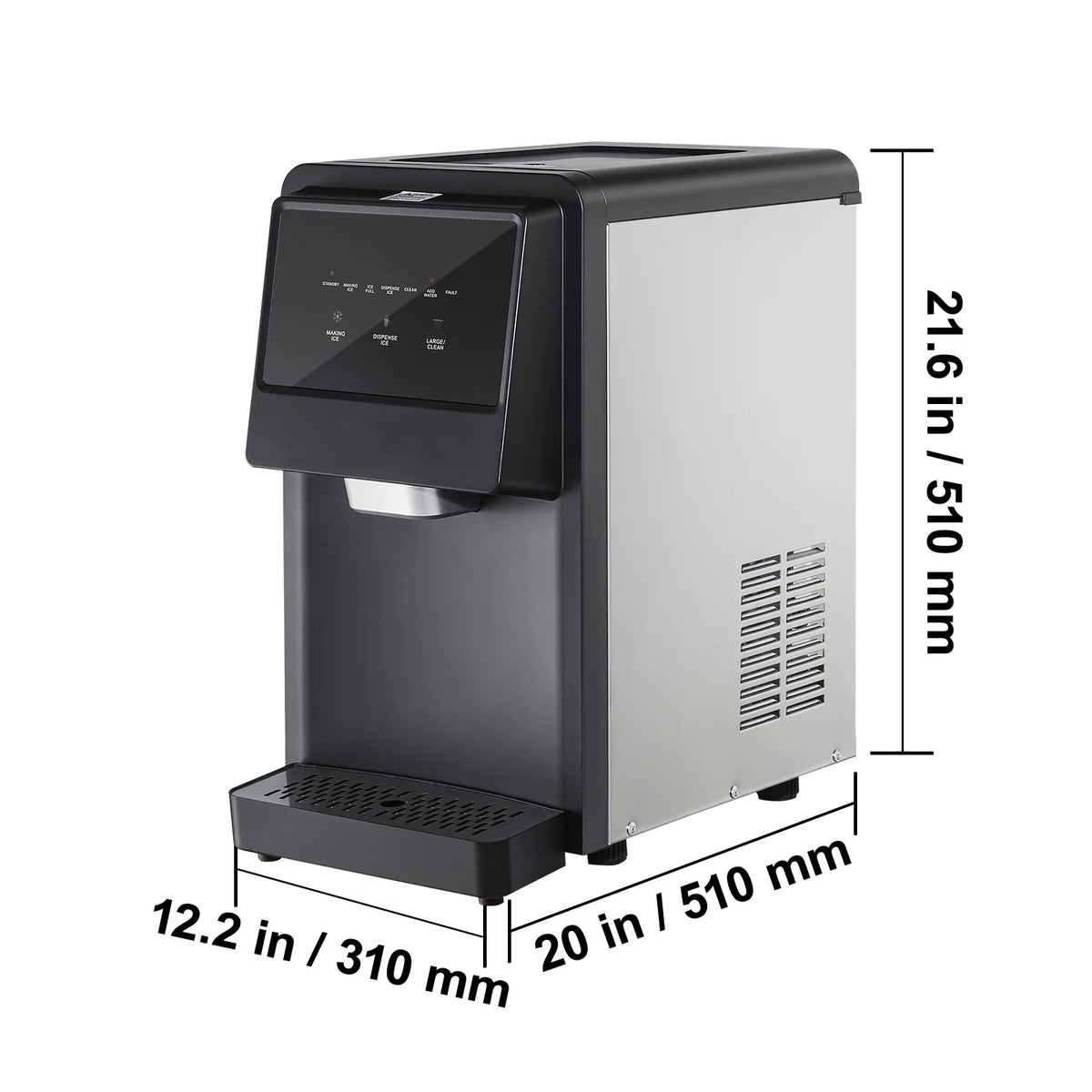 Portable Countertop Ice Maker 62lbs/24H Self-Cleaning D392238
