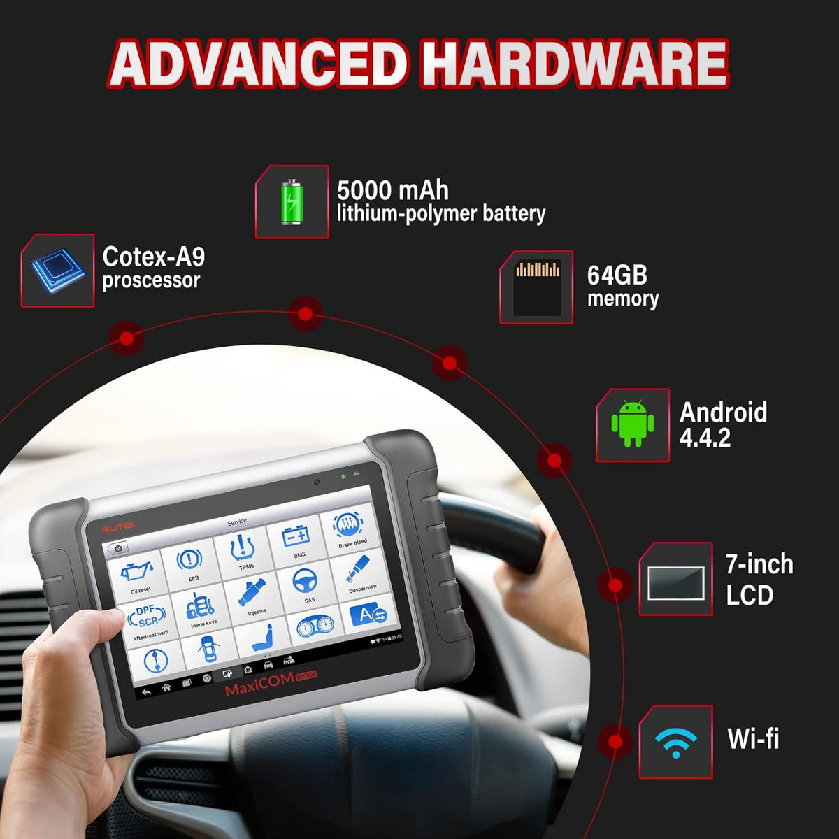 Autel OBD2 Car Diagnostic Scanner Z1860