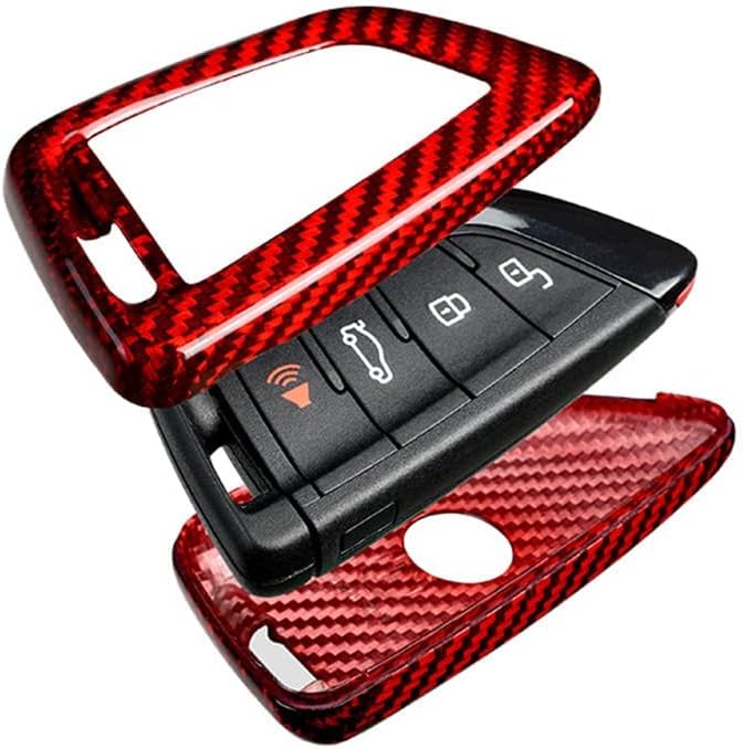 Carbon Fiber Key-Case for Supra Smart Remote Key (RED) Z218