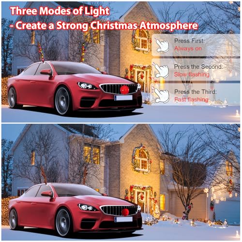 Christmas Reindeer Car Kit with LED I339