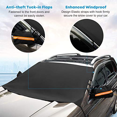 600D Windshield Cover with Side Covers 76 x 49 inches N44927