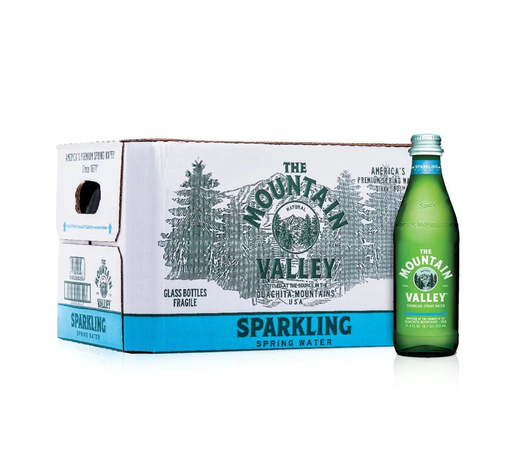 Sparkling Water, 333 mL Glass Bottles (Pack of 24) S5051