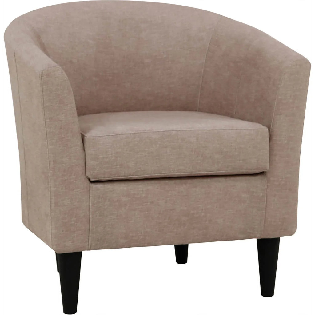 Dusty Rose Pink Fabric Club Chair X557