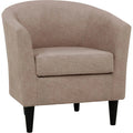 Dusty Rose Pink Fabric Club Chair X557