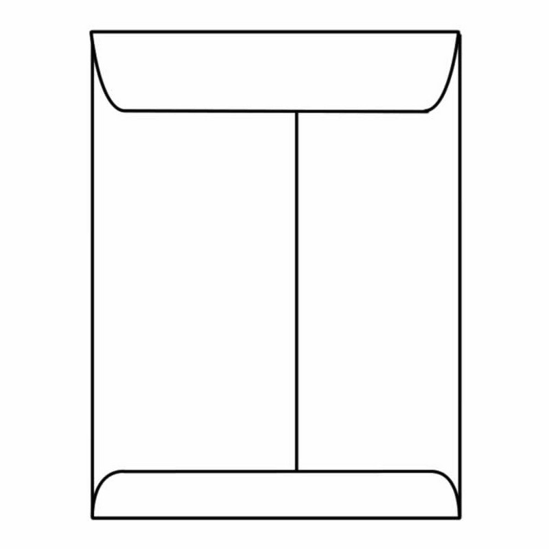 8-3/4 inch x 11-1/2 inch White Center Seam Catalog Envelopes (Box of 500) M715