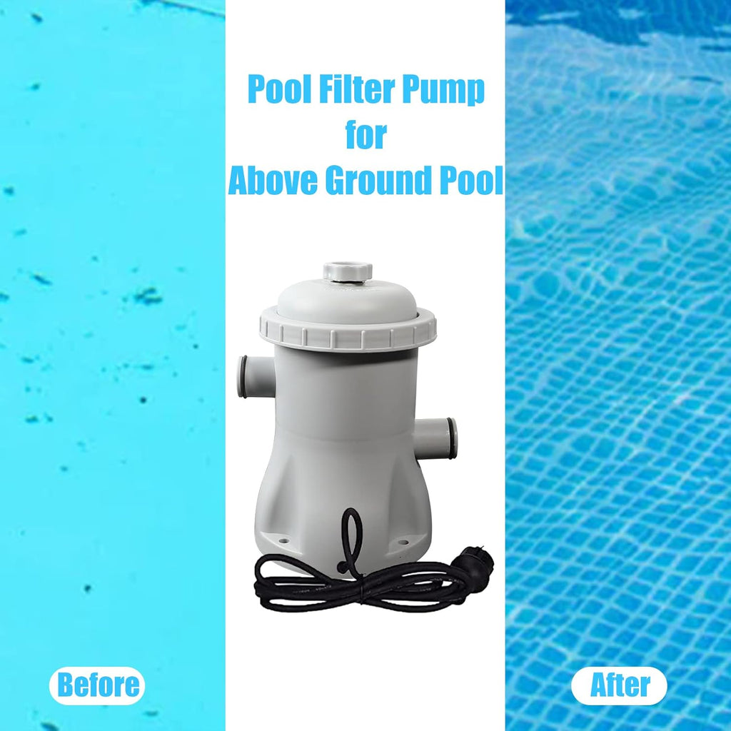 330 Gallon Pool Filter Pump with GFCI, 110v-120v, 1 Filter Cartridge L427