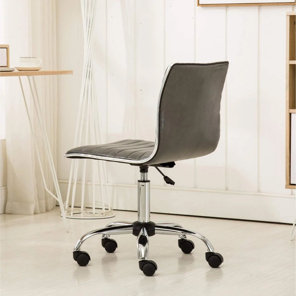 Gray Adjustable Air Lift Office Chair C75102
