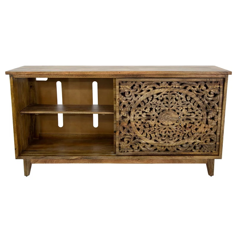 Brown Mango and Acacia Wood Cabinet R126