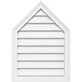 Peaked Top Surface Mount PVC Gable Vent S10742