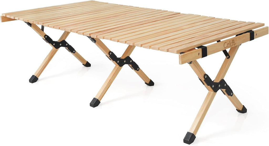 Portable Wooden Folding Picnic Table with Carry Bag W89546