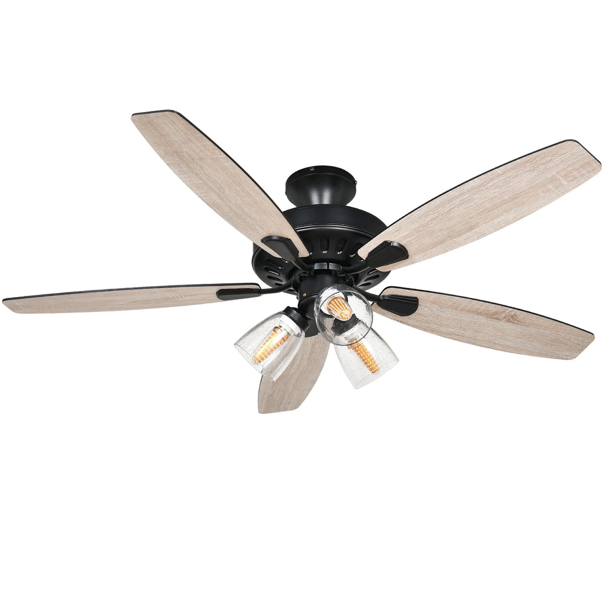 52in Ceiling Fan with Light and Remote N661635