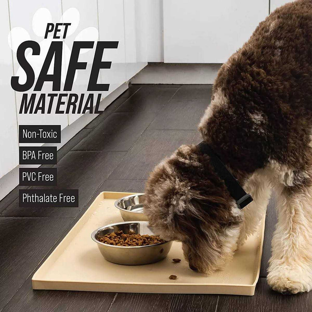 Splash Mat Dog Food Mat with Tall Lip B940843