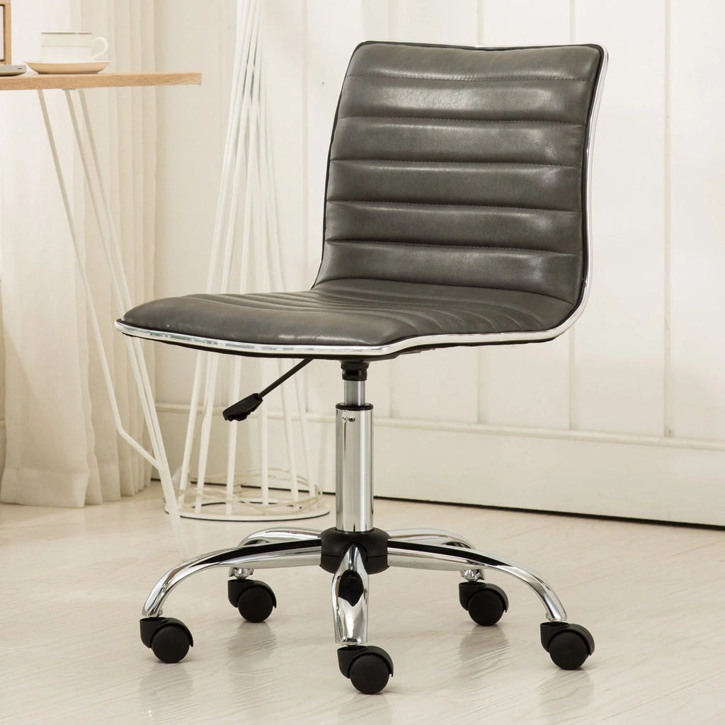 Gray Adjustable Air Lift Office Chair C75102