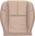 Driver Side Bottom Replacement Seat Cover in Light Titanium Gray Leather O133266
