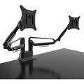 Black Dual Arm Desktop Monitor Mount I444554