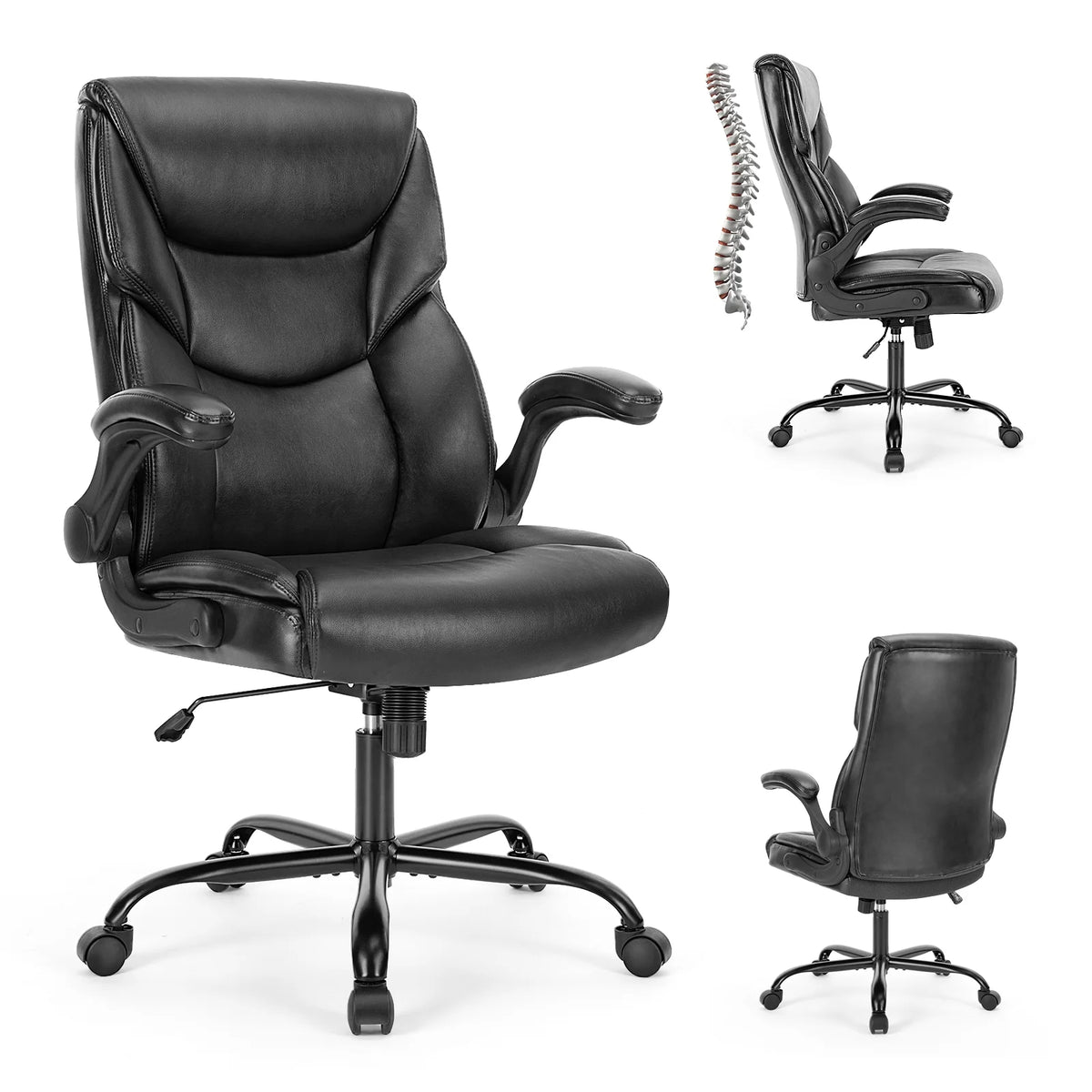 PU Leather High Back Ergonomic Office Chair U818