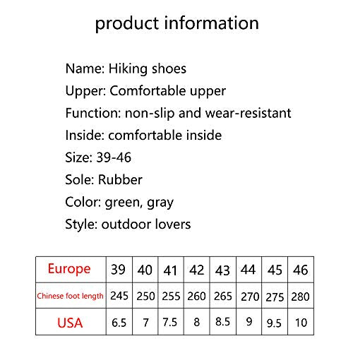 Grey Waterproof High-top Hiking Shoes M2979